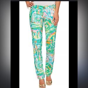 Lilly Pulitzer Pants - Callahan Chino pants in the "Sea Salt and Sun" print